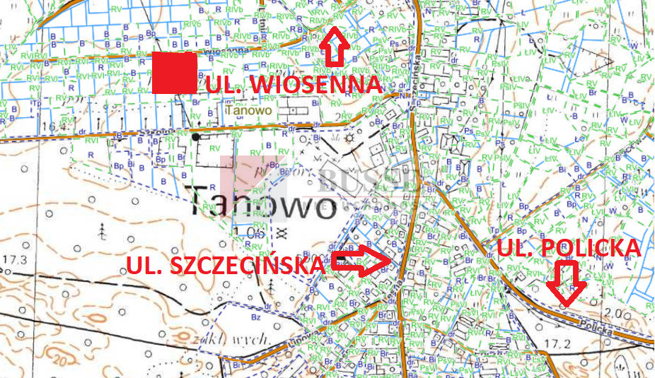 Działka Sprzedaż Tanowo