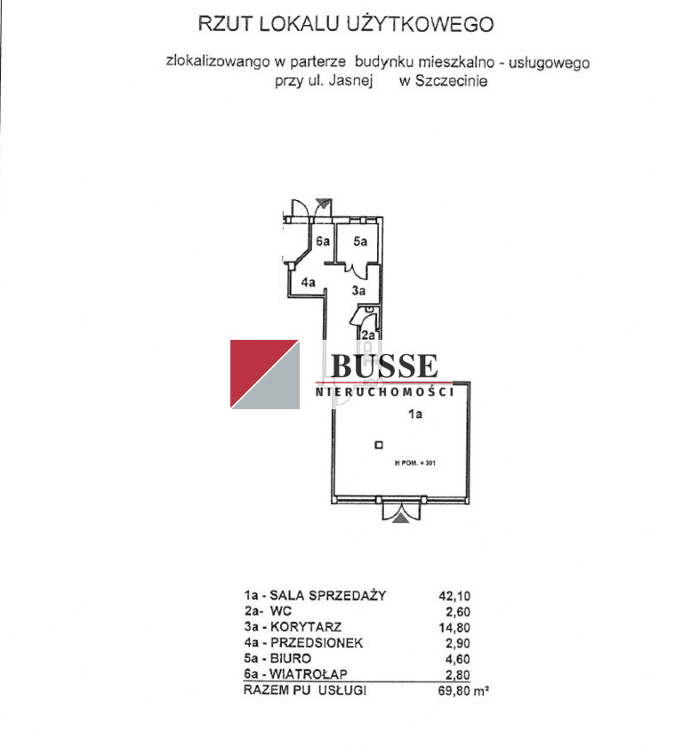 Lokal Wynajem Szczecin os. Słoneczne 8