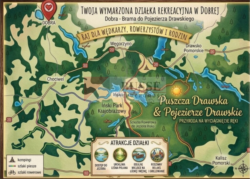 Działka Sprzedaż Dobra 1