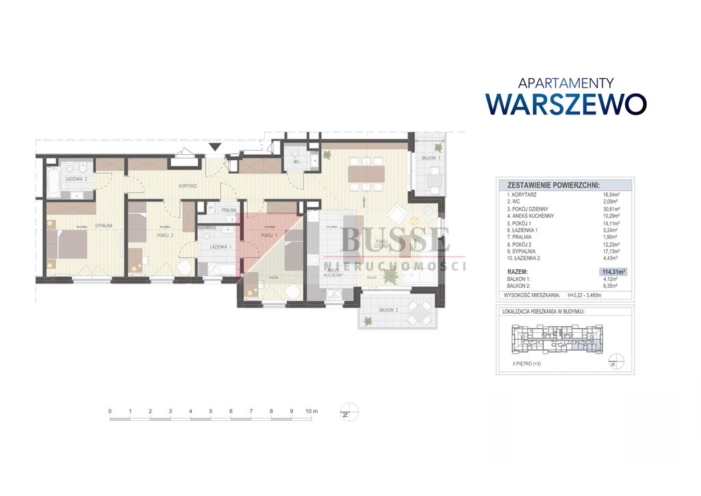 Mieszkanie Sprzedaż Szczecin Warszewo Kalinowa 6