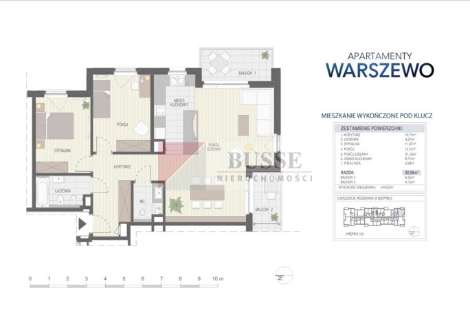 Mieszkanie Sprzedaż Szczecin Warszewo Kalinowa 2