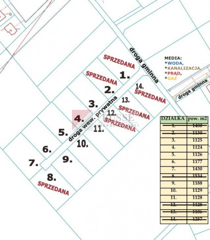 Działka Sprzedaż Przybiernów 2