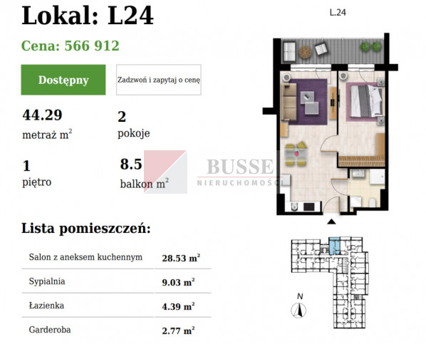 Mieszkanie Sprzedaż Grzybowo Nadmorska 7